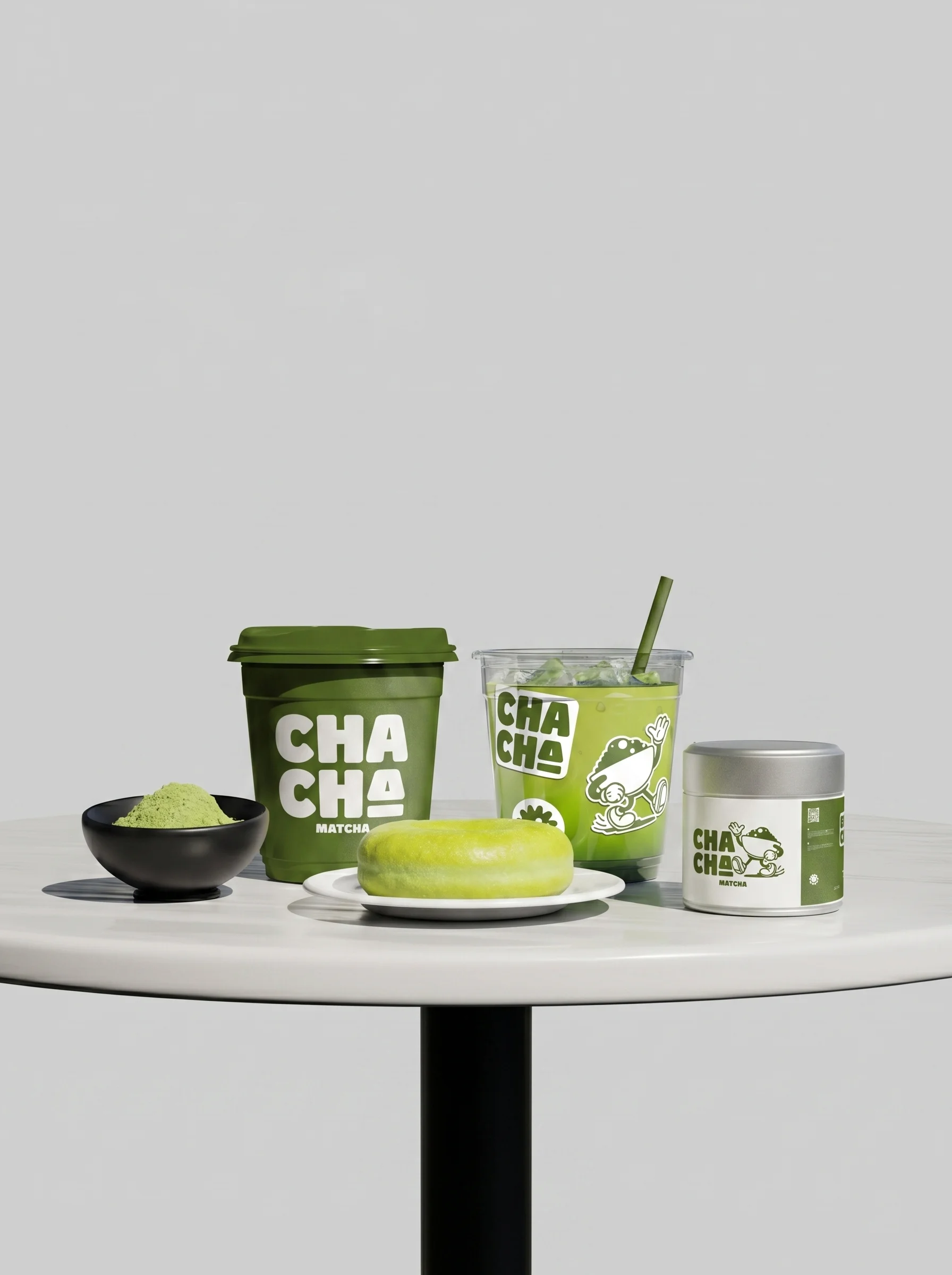 Cha Cha Matcha brand product photography